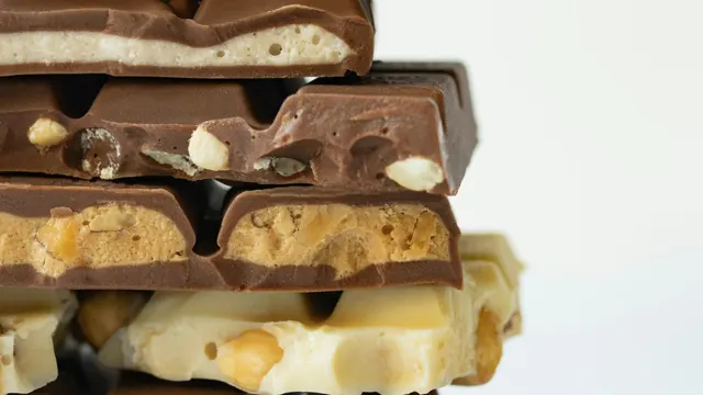 Salon du Chocolat et de la Pâtisserie : tablettes de chocolat empilées